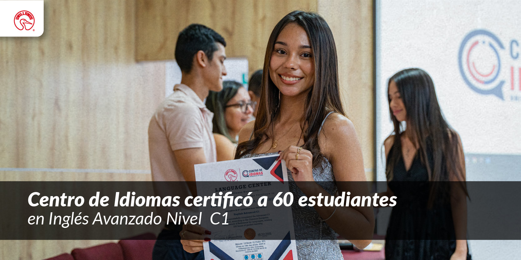 Centro de Idiomas certificó a 60 estudiantes en Inglés avanzado Nivel  C1